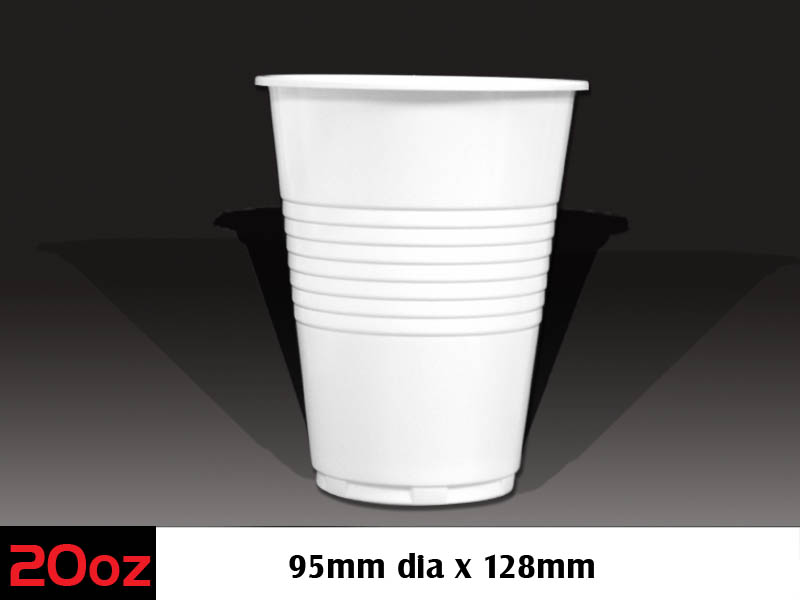 White 20 oz